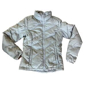 The North Face Down Jacket Light Grey Size Small